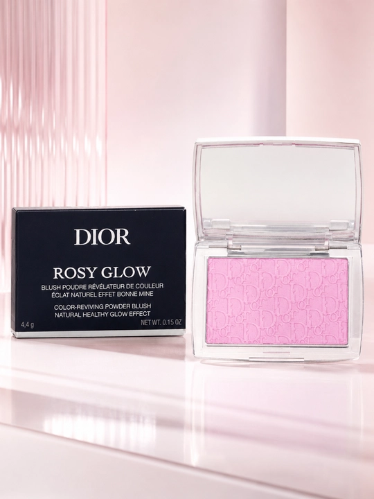 Румяна Dior Rosy Glow 001 PINK-естественный румянец, сияющий оттенок, легкая текстура