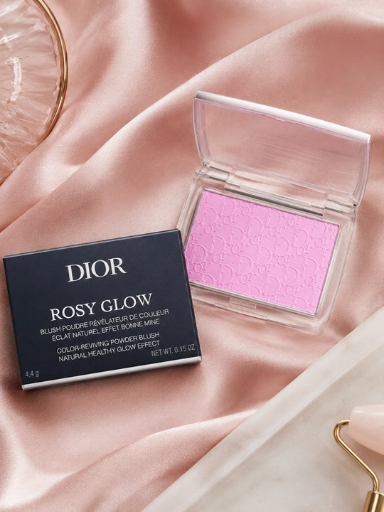 Румяна Dior Rosy Glow 001 PINK-естественный румянец, сияющий оттенок, легкая текстура
