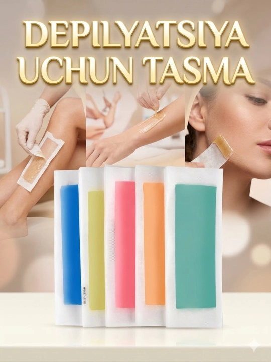 Depilatsiya vosk – 5 yoki 10 juft | Silliq teri uchun samarali yechim