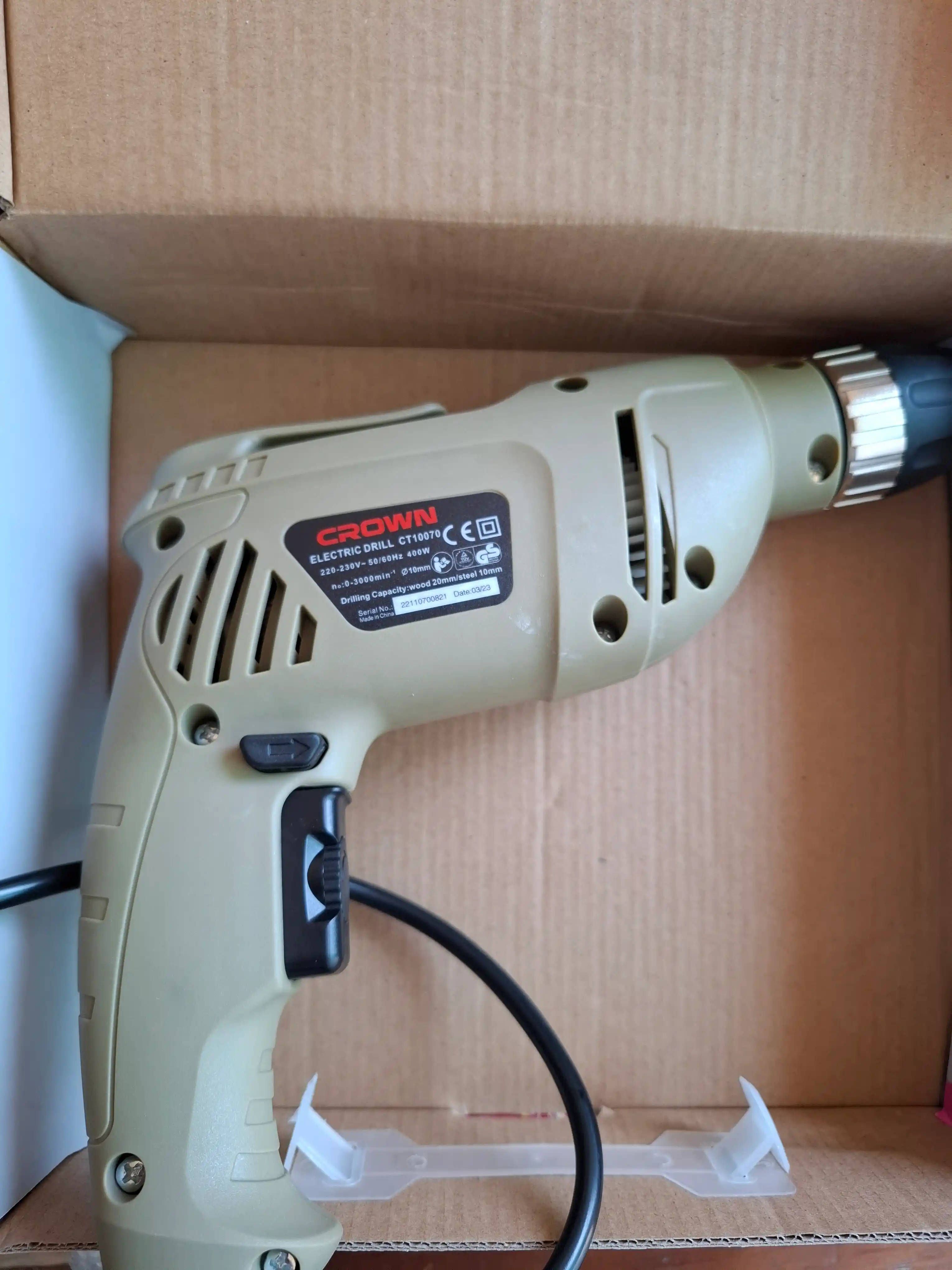 Drel zarbsiz CROWN CT10070, 400 Vt