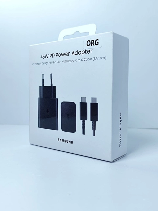 Зарядное устройство Samsung 45W PD Power Adapter, Type-C + кабель 1.8м 
