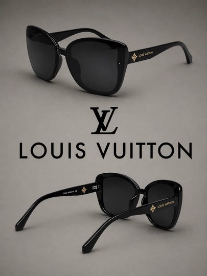 Женские солнцезащитные очки Louis Vuitton большие модные стильные очки для женщин
