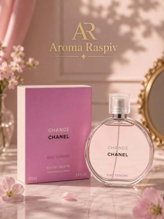 Ayollar uchun parfumlangan suv, chanel chance eau tendre edt 100ml, fransiya - 