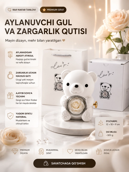 Elegant ko‘rinishdagi sovg‘a qutilari , premuim sifat , zargarlik buyumlari uchun qutilar - 