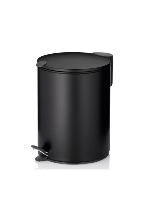 Ведро для мусора с педалью KELA Mats, 5 л K23702, Black - 