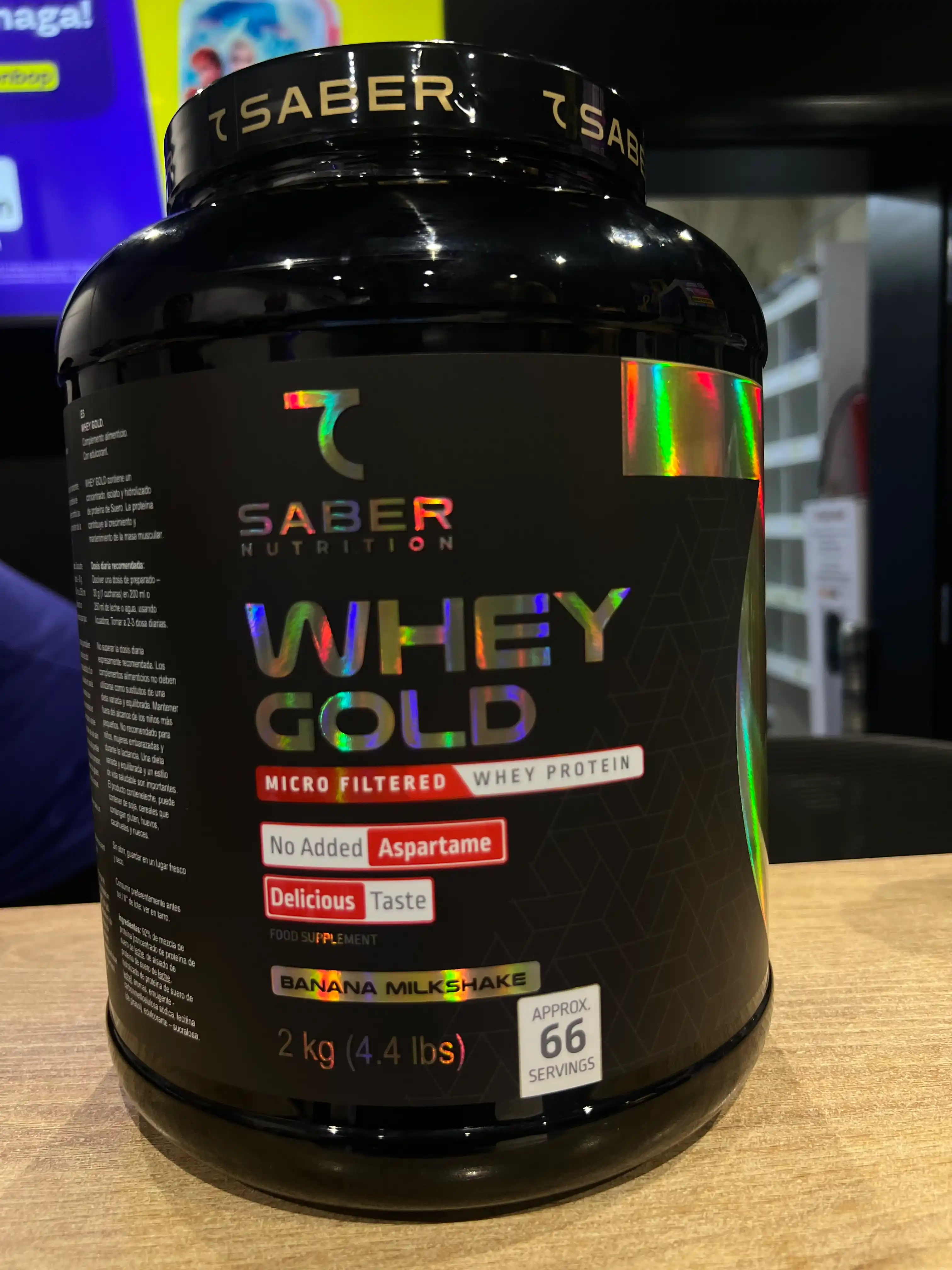 Mishca massasi uchun oqsil kukuni 7Saber, Whey Gold, 2 kg