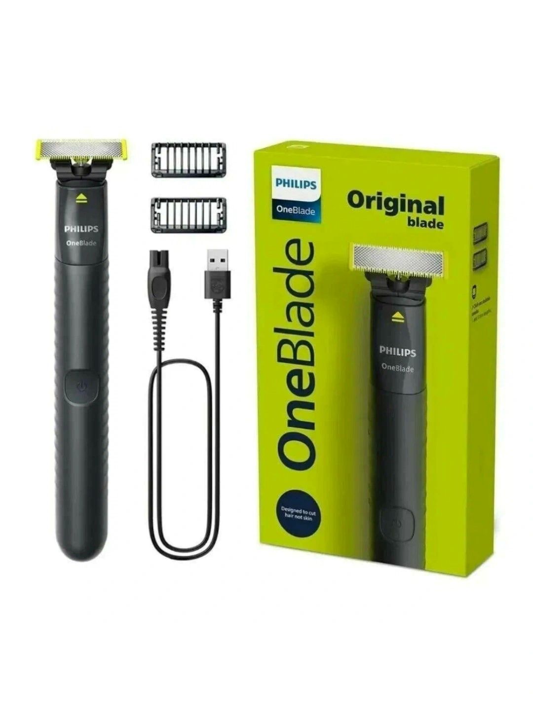 Бритва Philips OneBlade QP, для бороды, усов, роторная, водонепроницаемая