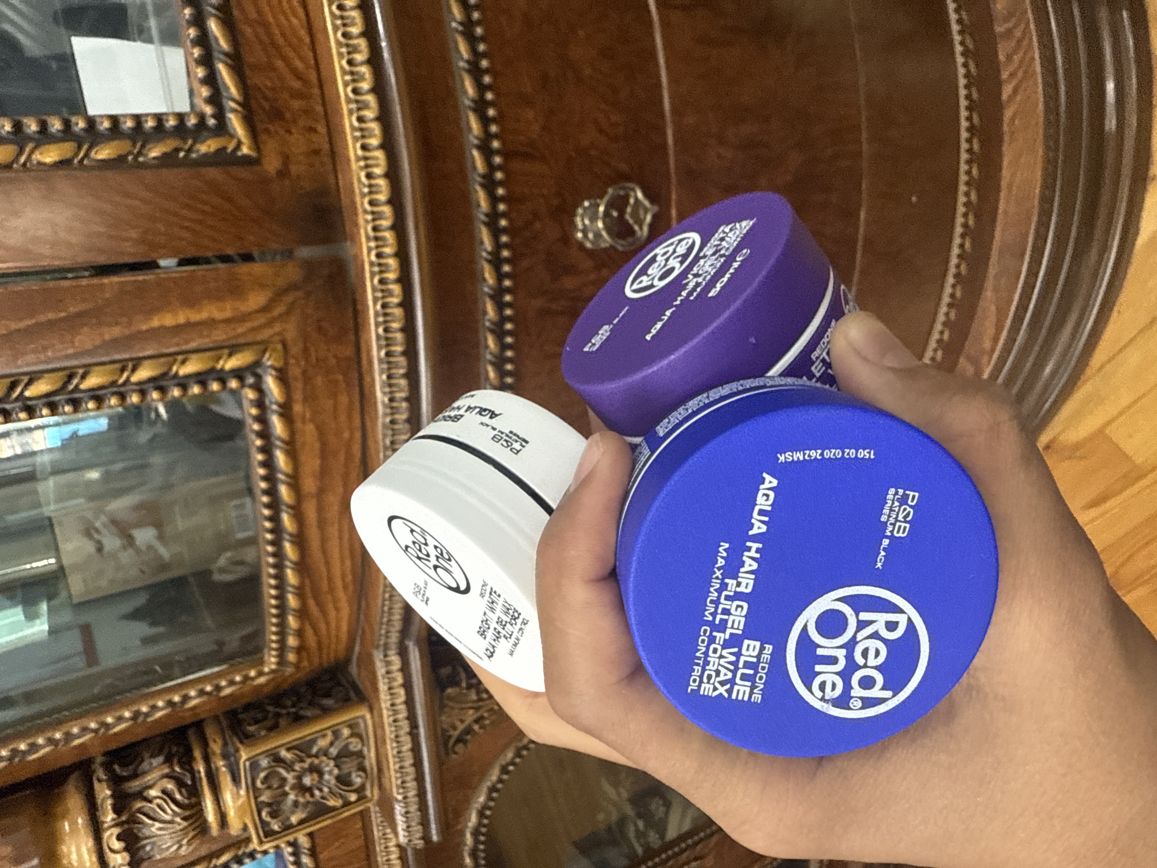 Aqua Gel-Wax для всех типов волос REDONE Wax, мега фиксация, 50 мл