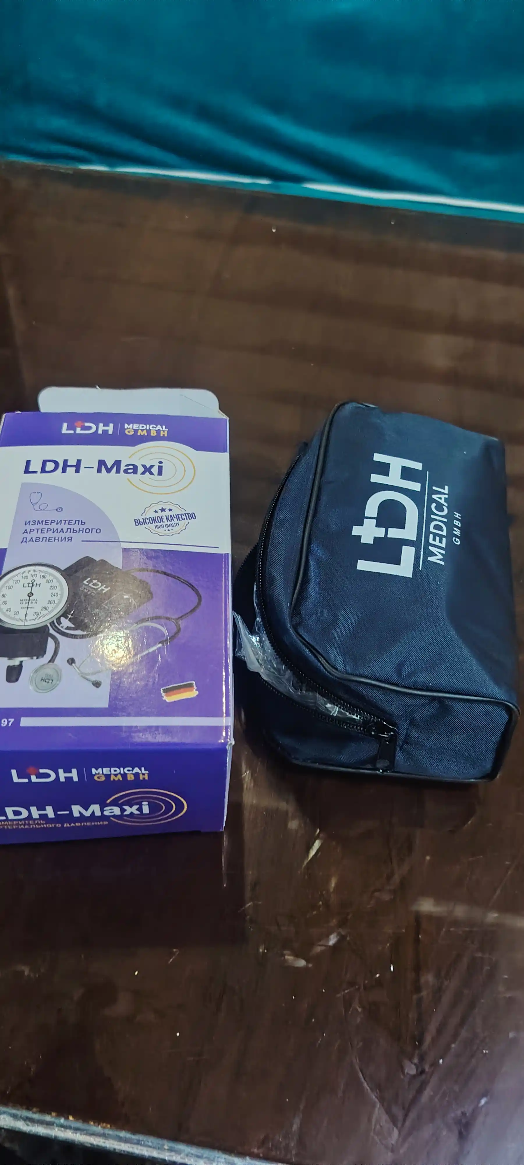 Mexanik tonometr LDH-Maxi, bosim va ritmni o'lchash uchun fonendoskop bilan