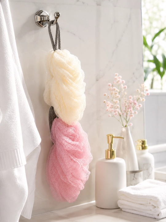 Hammom mochalka dush uchun yumshoq body sponge vanna seti