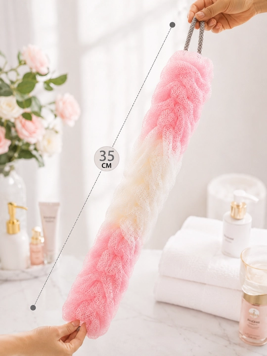 Hammom mochalka dush uchun yumshoq body sponge vanna seti