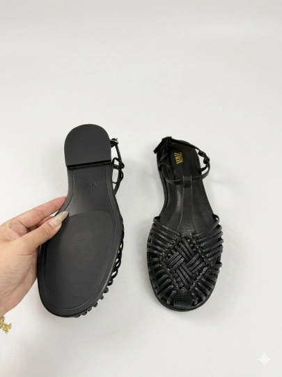 Женская обувь ZARA, сандалии, женская обувь, босоножки, басаножки, Женская обувь, Zara — WMSHOES-ZARABASANOSHKA-ЧЕРН-37