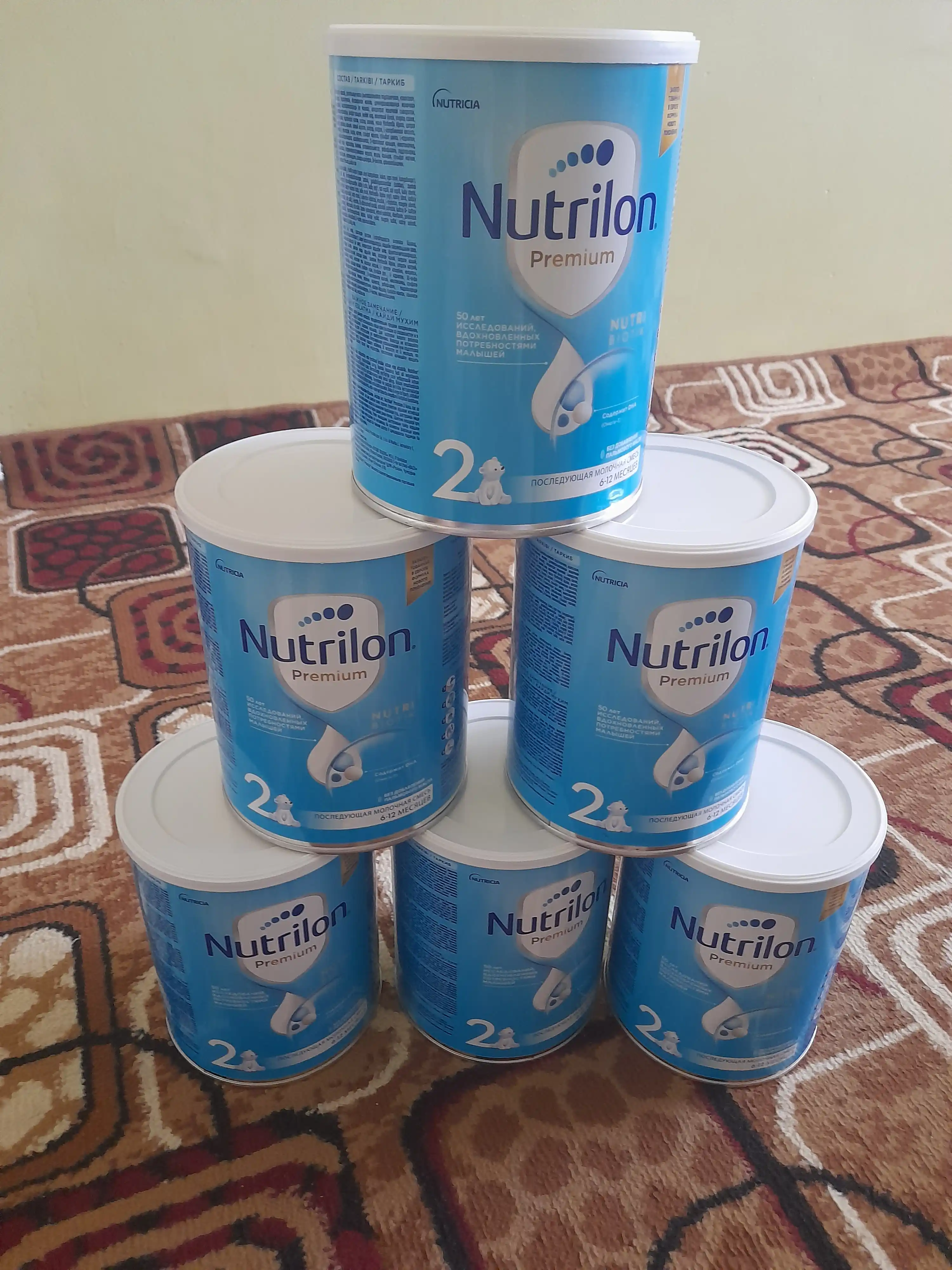 Смесь молочная для детей Nutrilon 2, с 6-12 м, 900 г