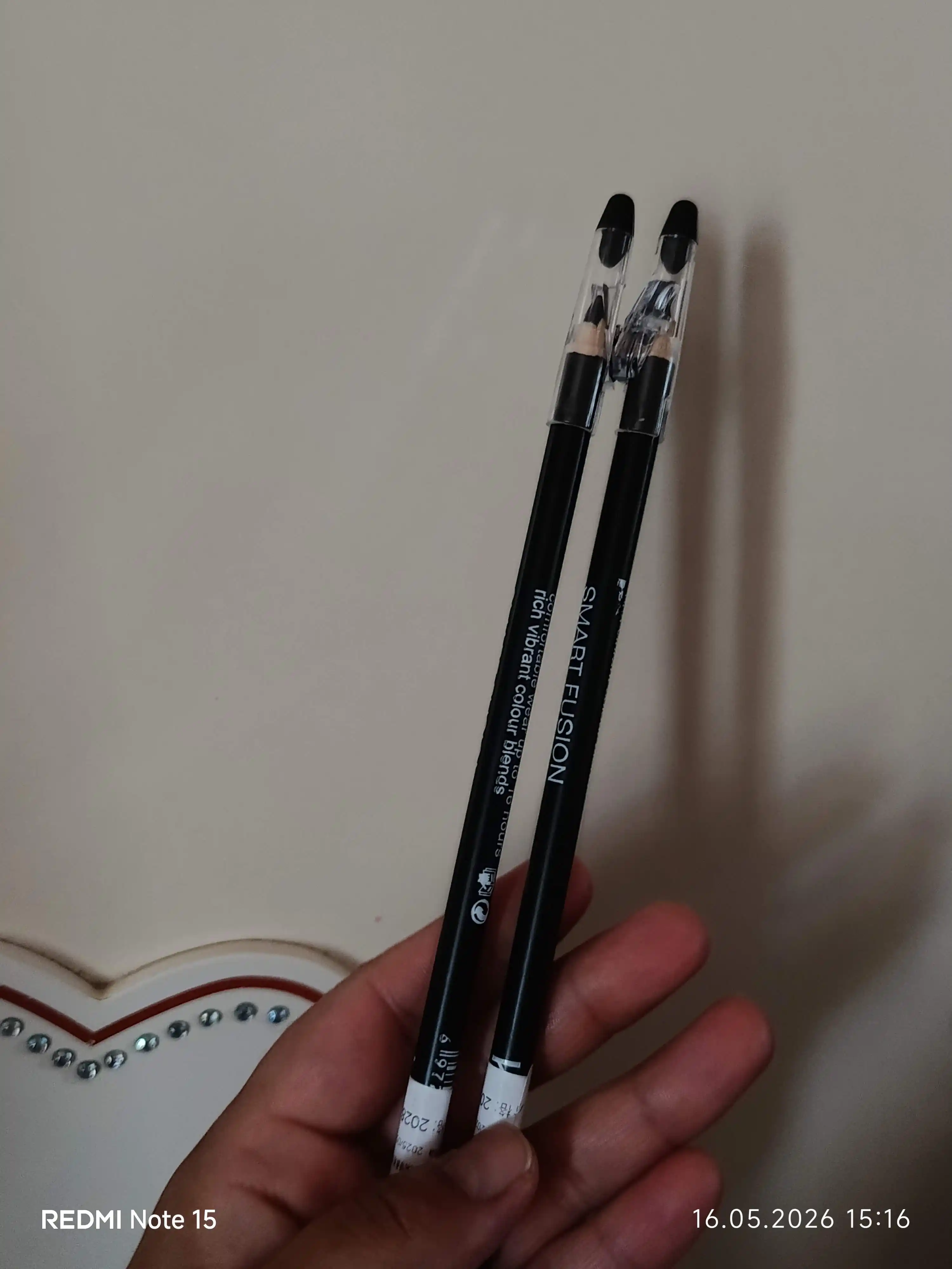 Карандаш для глаз KIKO, 2 штуки, чёрный, водостойкий, контурный карандаш для век