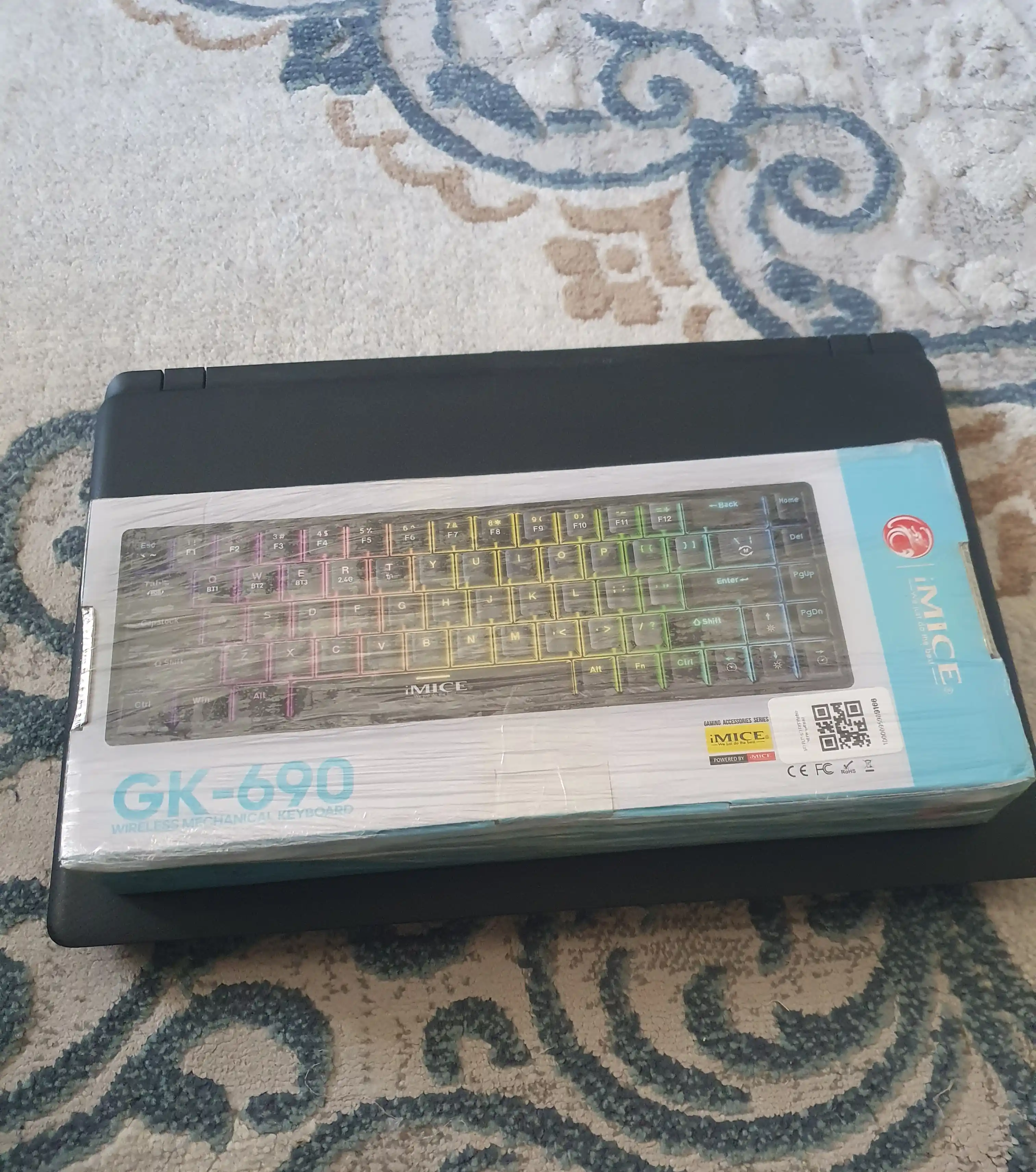 IMICE Mexanik klaviatura GK-690TRI / GK-900 RGB, Bluetooth,2.4G,Type-C, Gaming Klaviatura