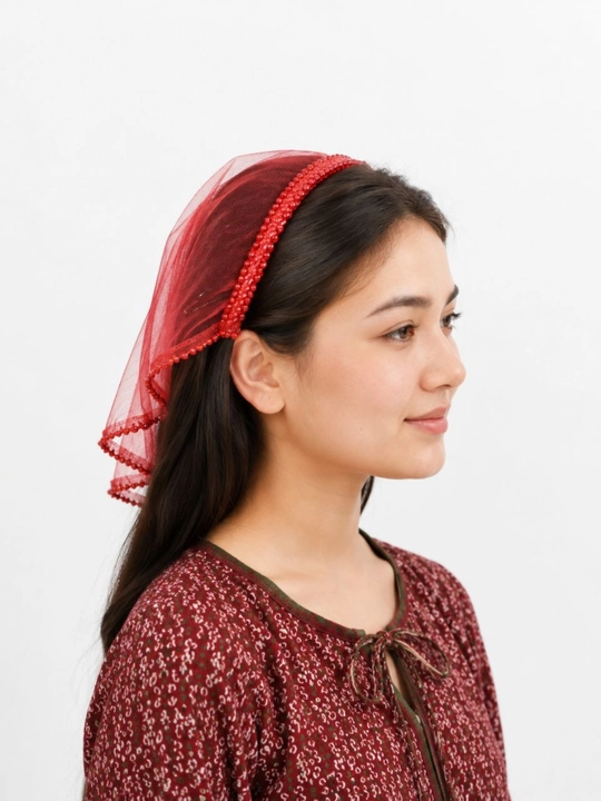 Ayollar uchun hoshiyali soch uchun fatin aksessuar - 