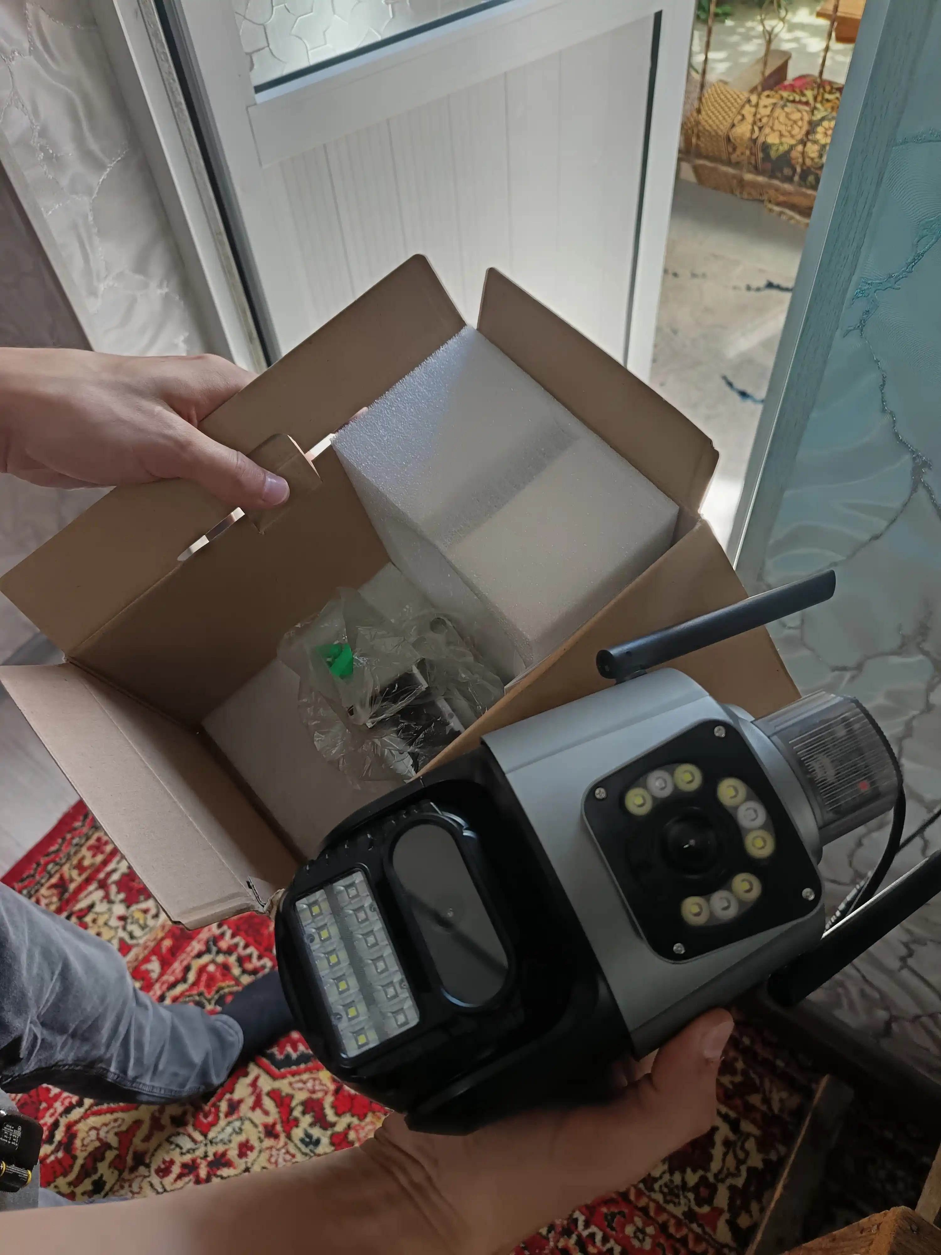 Xavfsizlik kuzatuv kamerasi, tashqi, suv o'tkazmaydigan, Wi-Fi, ICSee, Hopeway