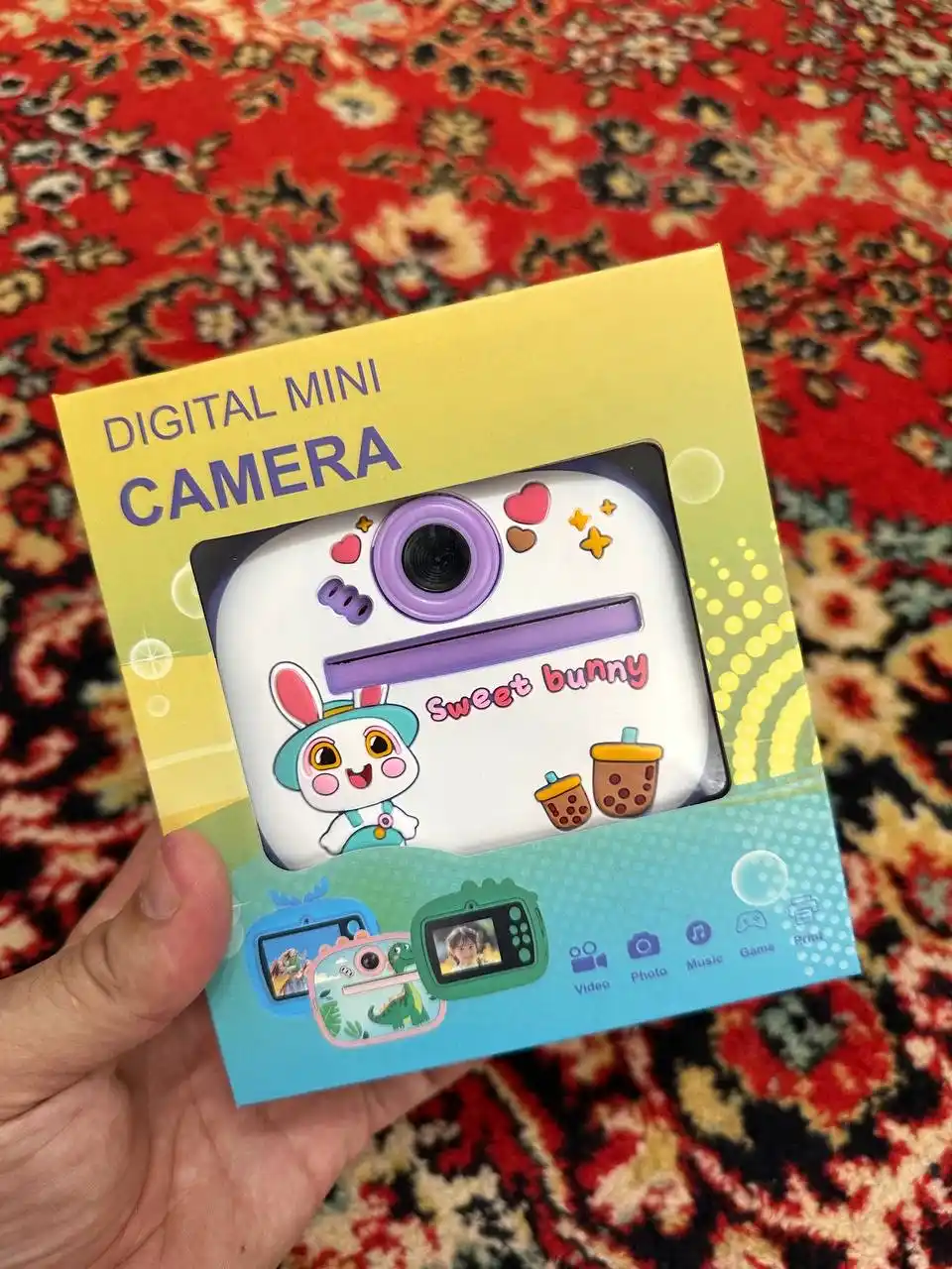 Bolalar uchun mini kamera, tezkor termal chop etish bilan