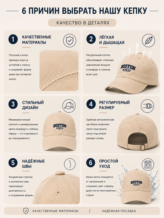 Кепка унисекс для мужчин и женщин, регулируемая бейсболка