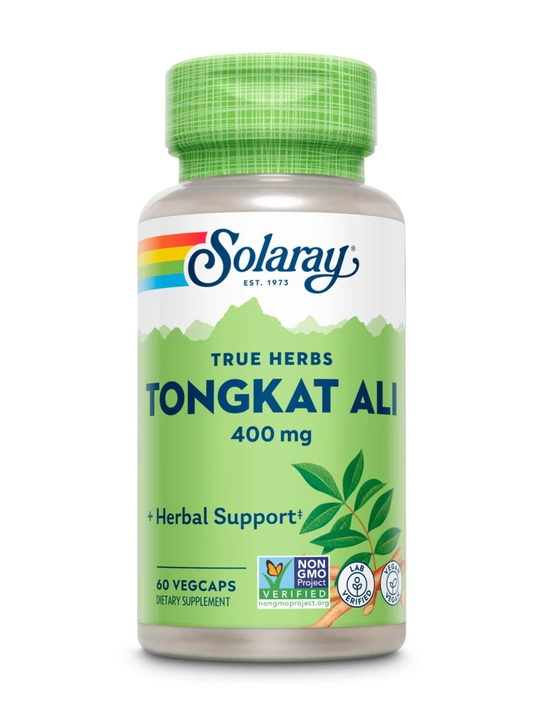 Tongkat Ali, Solaray, экстракт для мужского здоровья, 60 вегетарианских капсул, США