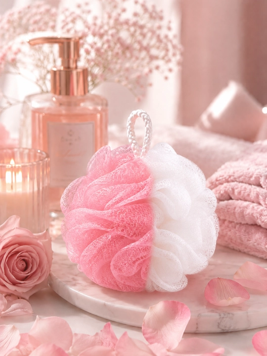 Мочалка для душа мягкая body sponge, банная губка