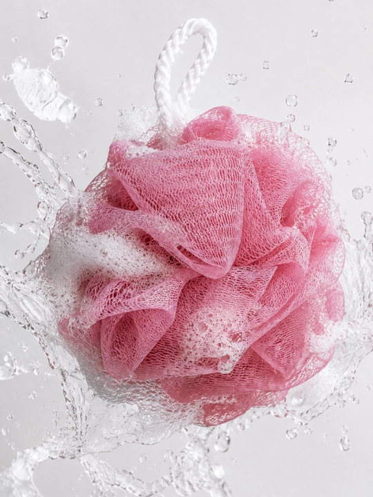 Мочалка для душа мягкая body sponge, банная губка