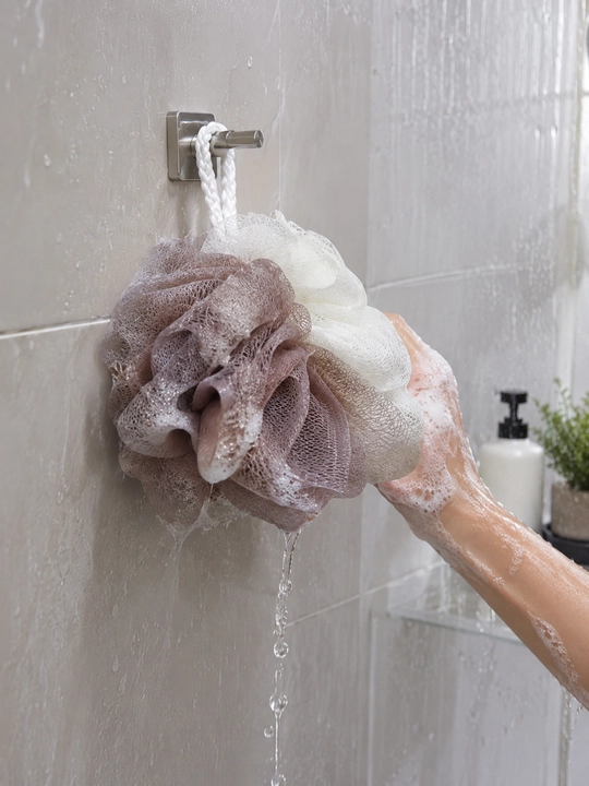 Мочалка для душа мягкая body sponge, банная губка - 