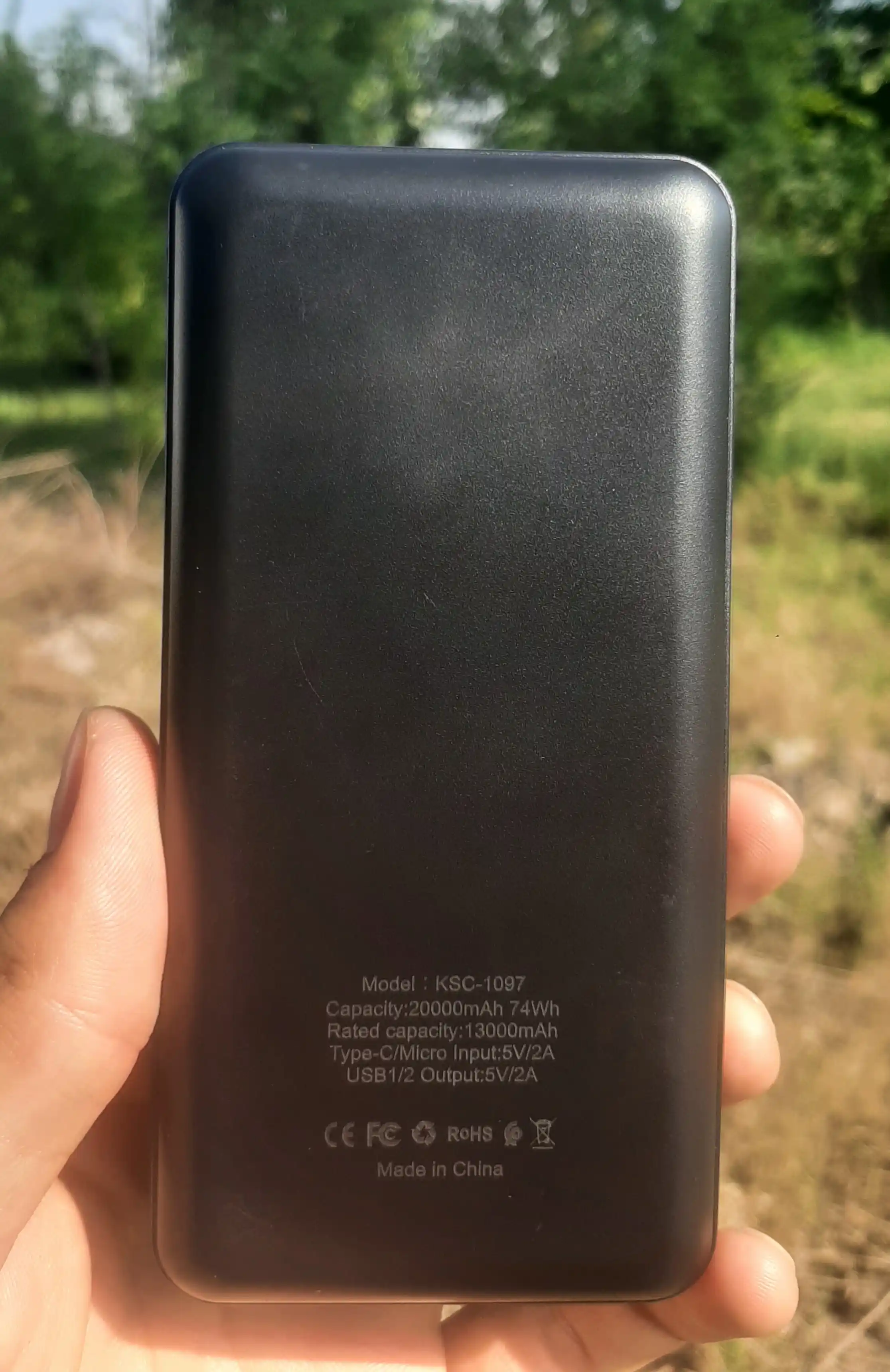 Power bank 10000/20000 mAh, tashqi akkumulyator