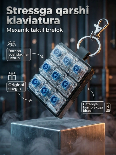 Antistress klaviatura brelokli - 