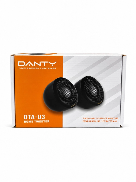 Avtomobil пищалка kalonka DANTY T1, 3.5 sm, qora, yuqori chastotali akustika to‘plami