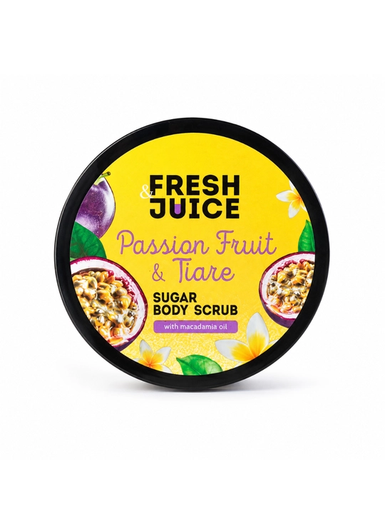 Tana uchun Fresh Juice Marakuyya va Tiare shakarli skrabi, 225 ml