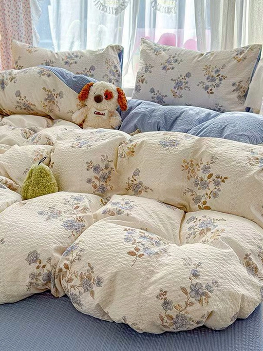 Комплект постельного белья двух спальный, из хлопок