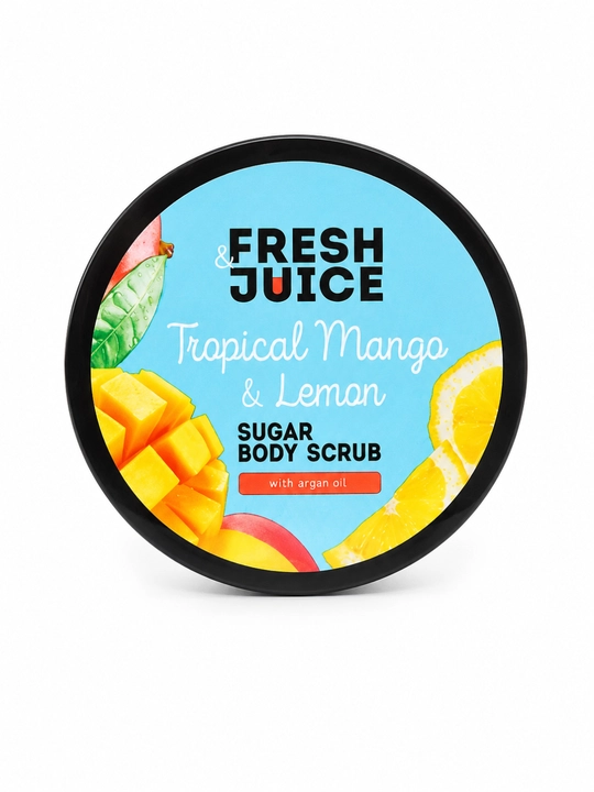 Сахарный скраб для тела Fresh Juice Маракуйя и Тиаре, 225 мл