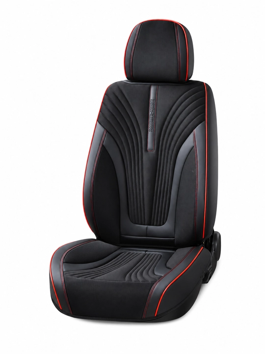Avtomobil chexol Demeite Malibu Nexia 3 Spark uchun universal qora eko charm matoli