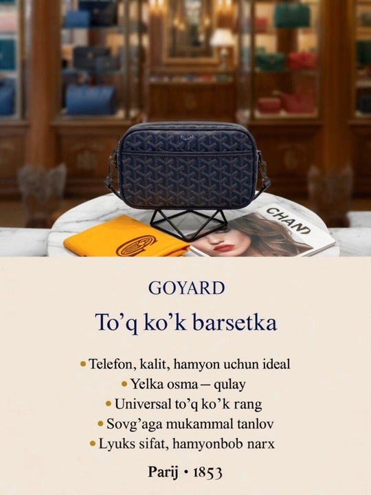 Erkaklar premium barsetkasi, telefon, hamyon va kalitlar uchun kross-bodi sumka