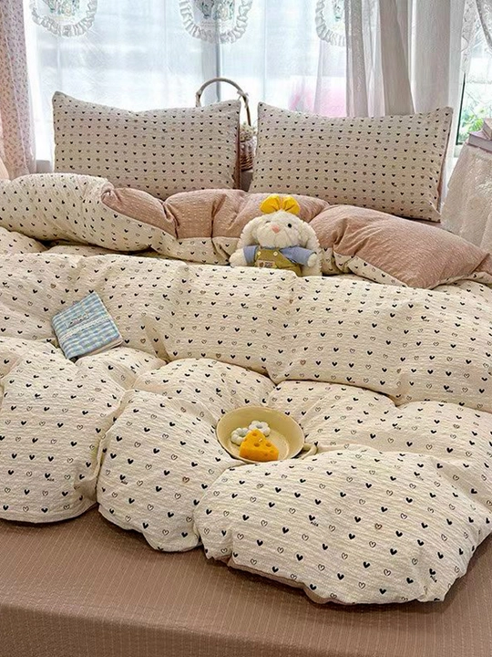 Комплект постельного белья двух спальный, из хлопок