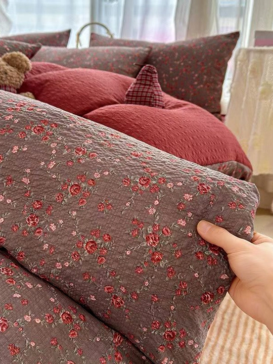 Комплект постельного белья двух спальный, из хлопок
