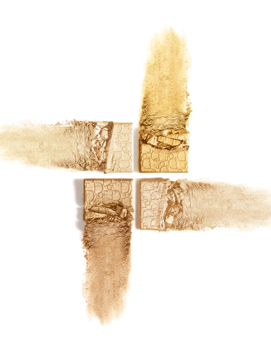 Золотое сияние для макияжа лица Dior Backstage Glow Face Palette 003 Pure Gold хайлайтер