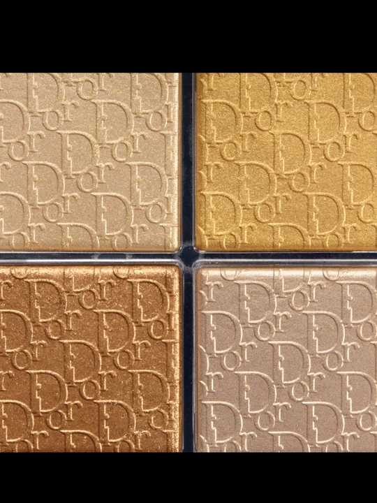 Золотое сияние для макияжа лица Dior Backstage Glow Face Palette 003 Pure Gold хайлайтер