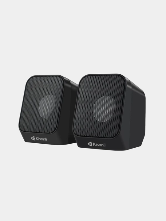 Компьютерные колонки Kisonli A-120 – 6W, 2.0 Stereo, питание от USB