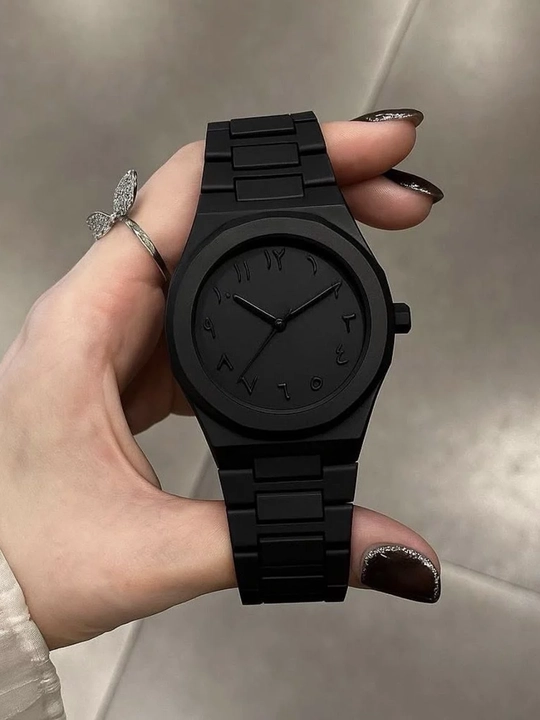 Aura Shadow Black - erkaklar soati, minimalizm uslubida