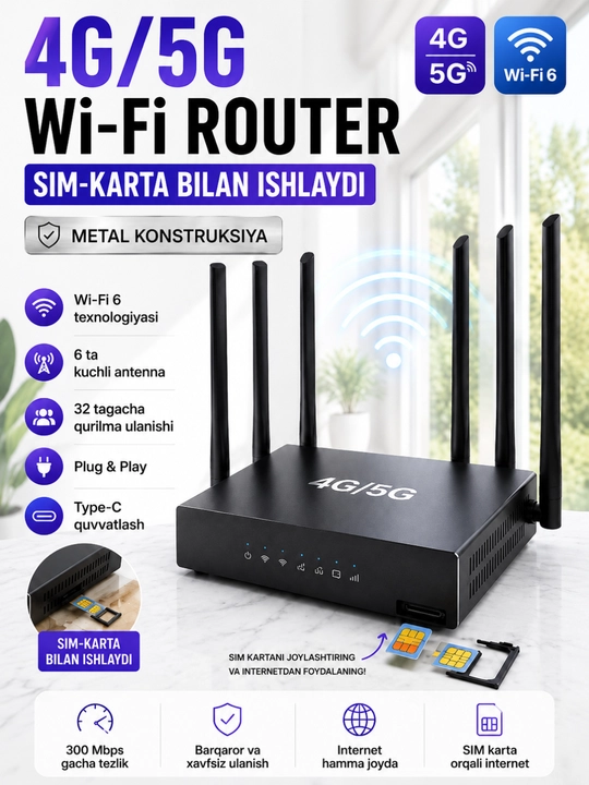 4G  5G router - 