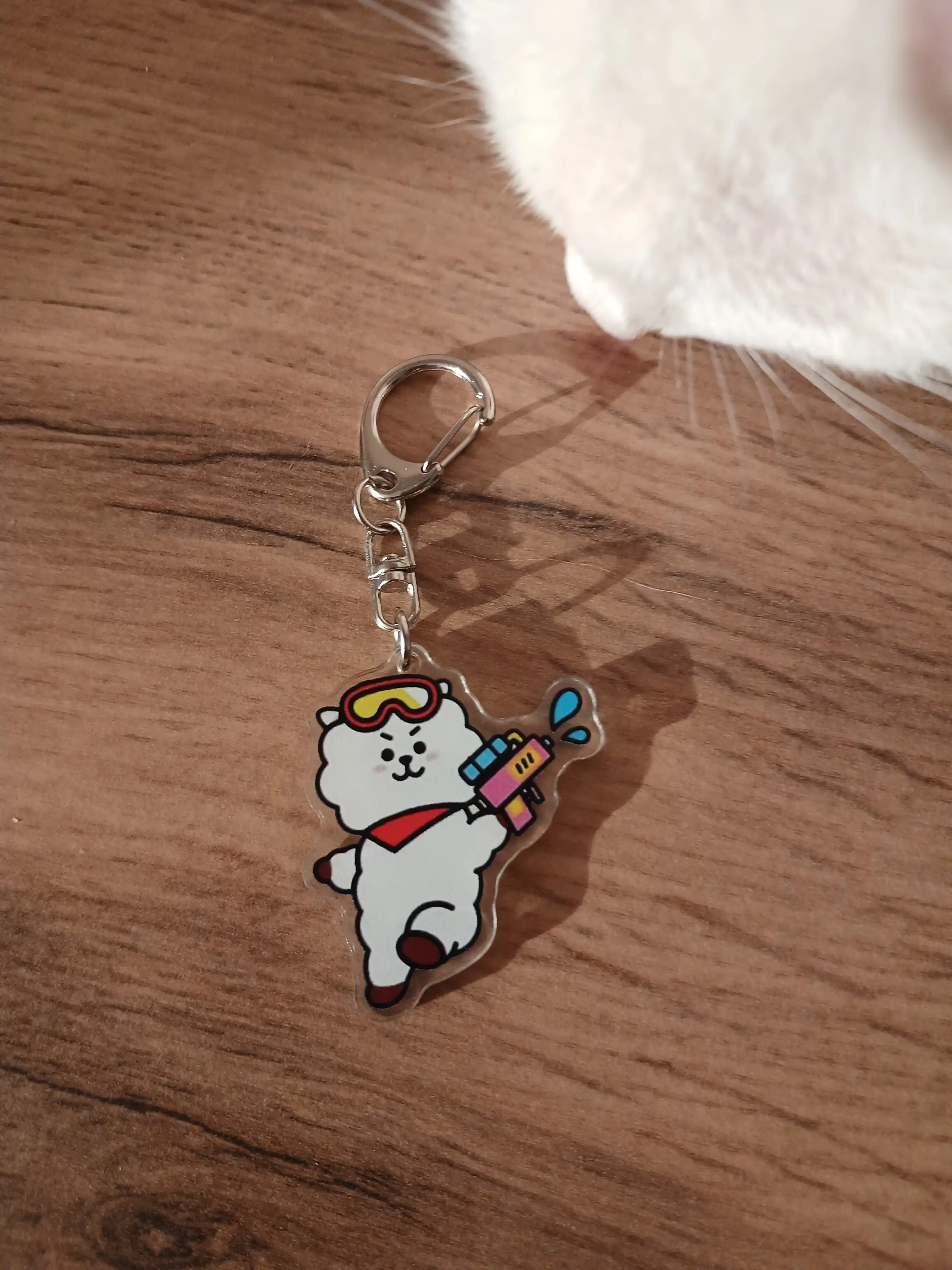 Мини-брелок BT21 персонажи BTS, аксессуар для сумок и ключей
