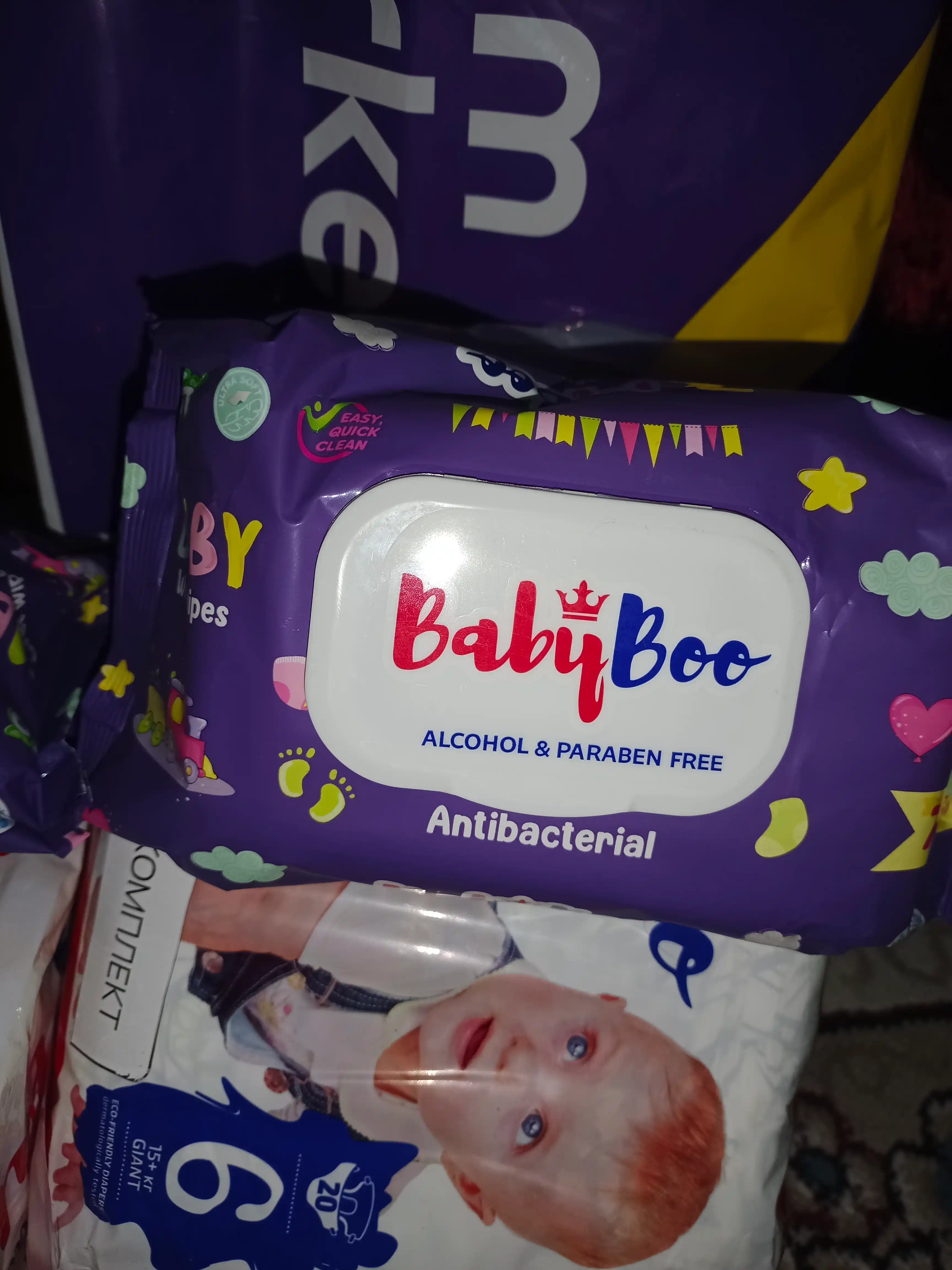 Детские подгузники BabyBoo Comfort Giant 6, 15+ кг, 20 шт