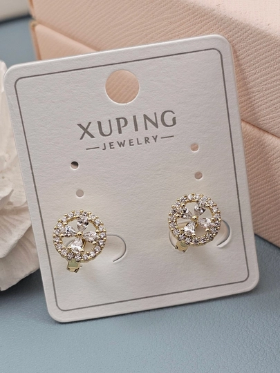 Женские серьги золотого цвета, бренд Xuping — LESHOES-XUP001-СВЕТКОР