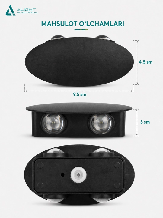 LED devor chirog‘i IP65 tashqi va ichki dekorativ bra