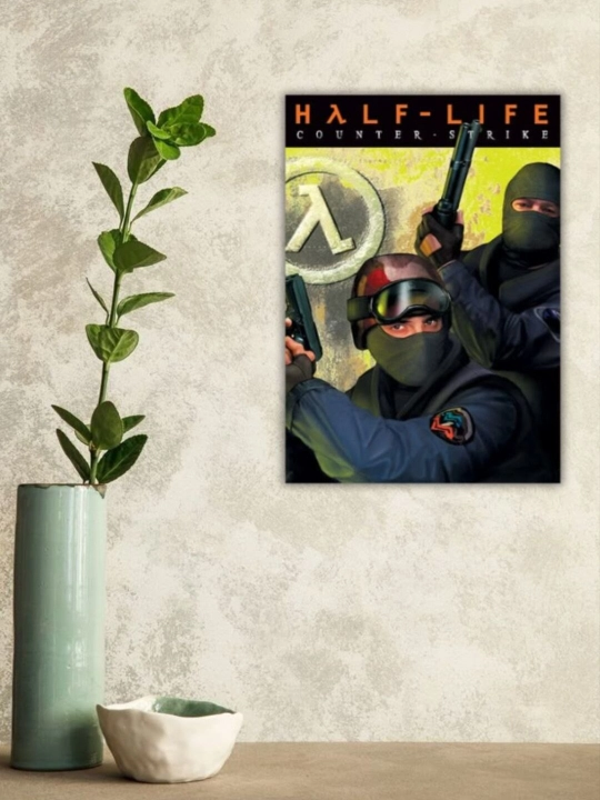 Counter-Strike A4 ramkali bezakli rasmi, geymer bezagi