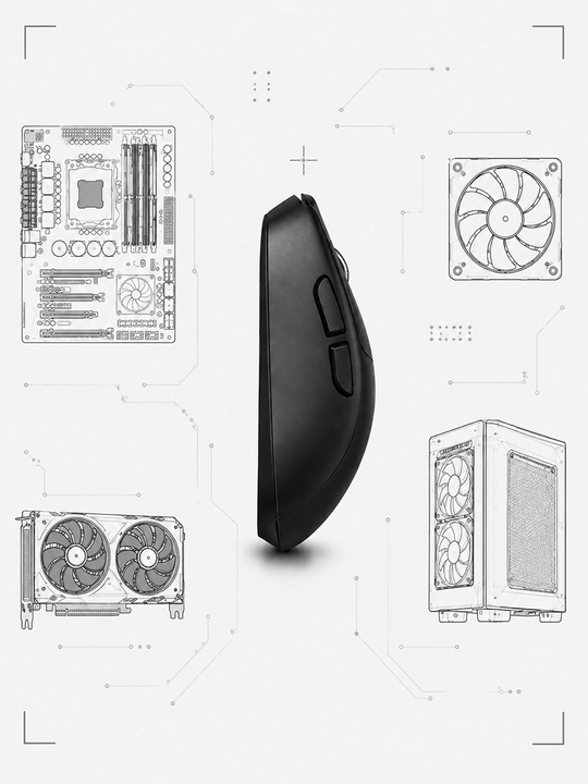 Мышь компьютерная Xinmeng Mouse Butterfly - 