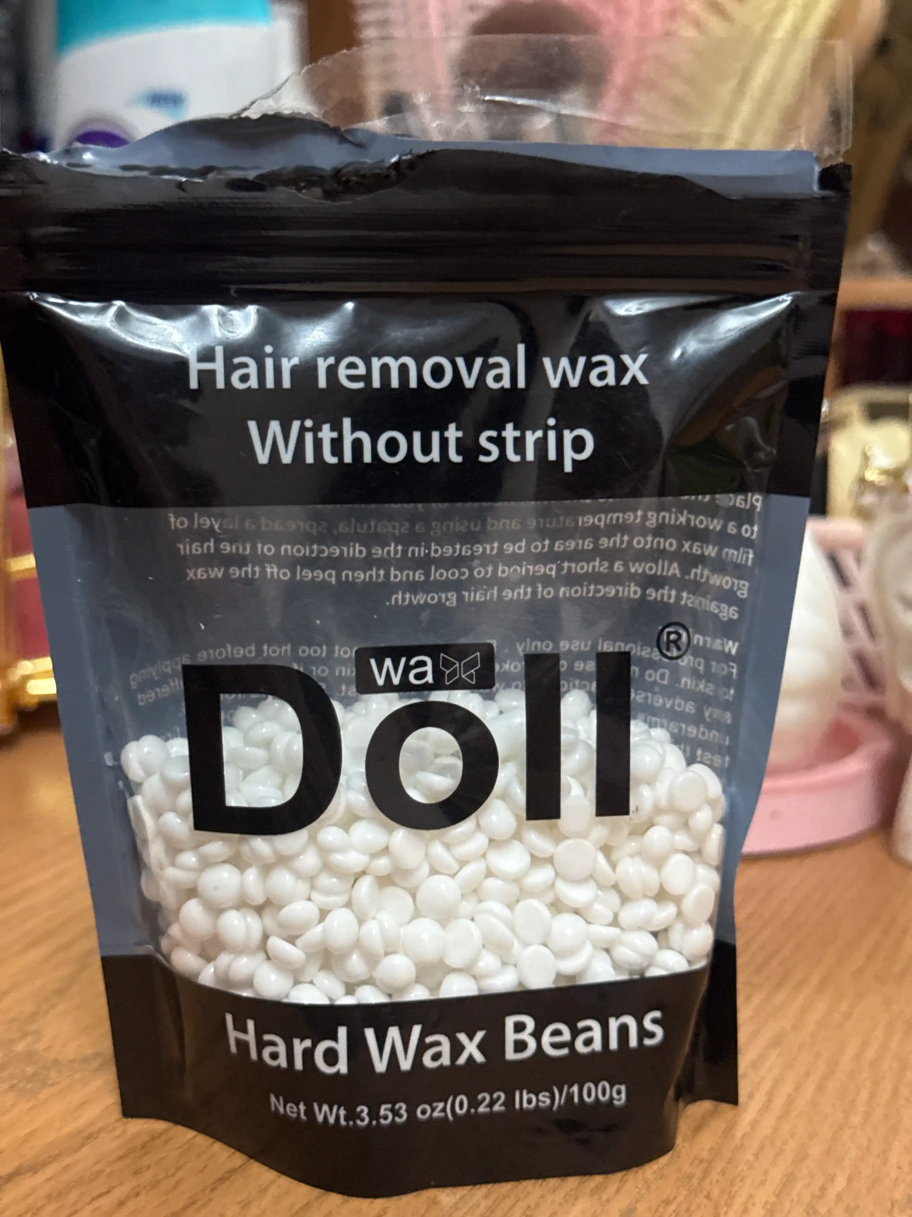 Гранулы воск Doll Wax для депиляции, 100 г
