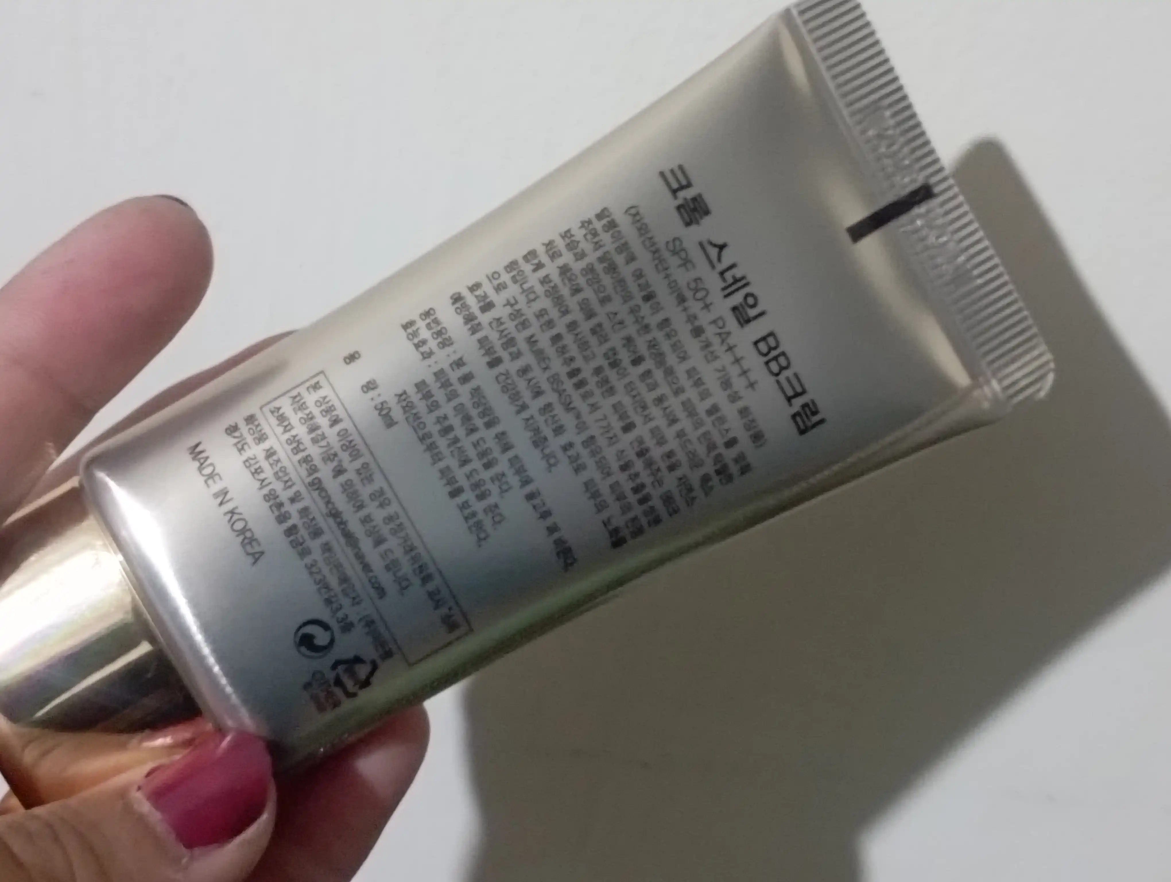 CROME SNAIL BB krem SPF50, с муцином улитки, отбеливающий тональный крем